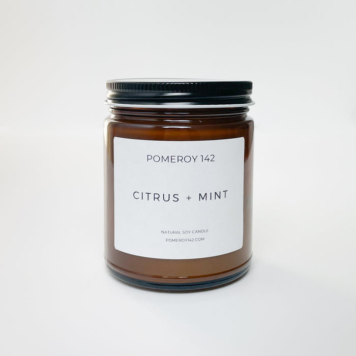 Citrus + Mint Soy Candle